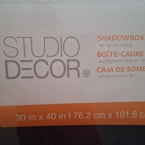 Studio Decor Shadowbox Frame - Orange and Black